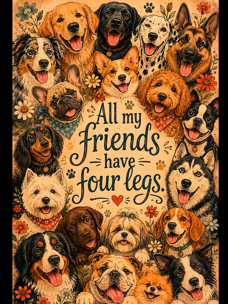 All my friends have four legs by RebelDK