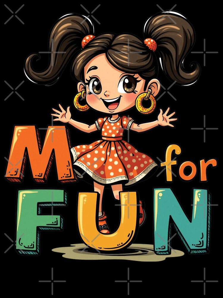 M For Fun | Playful & Mysterious | Bold and Quirky Statement by PaintedPixels01
