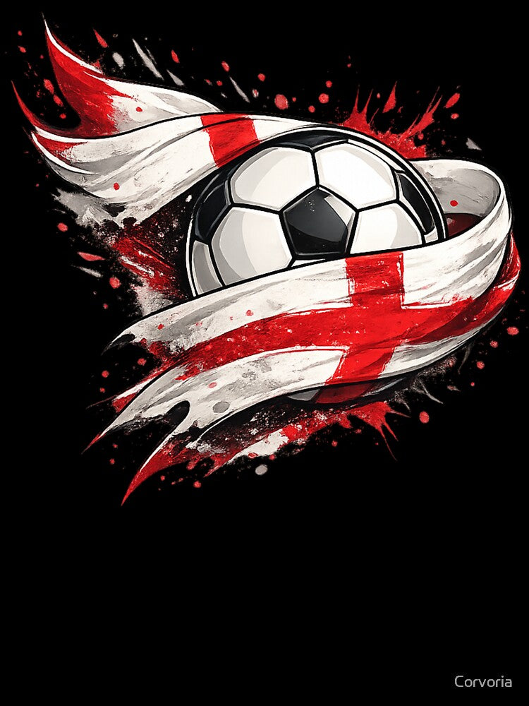 England Soccer Fan Gift by Corvoria