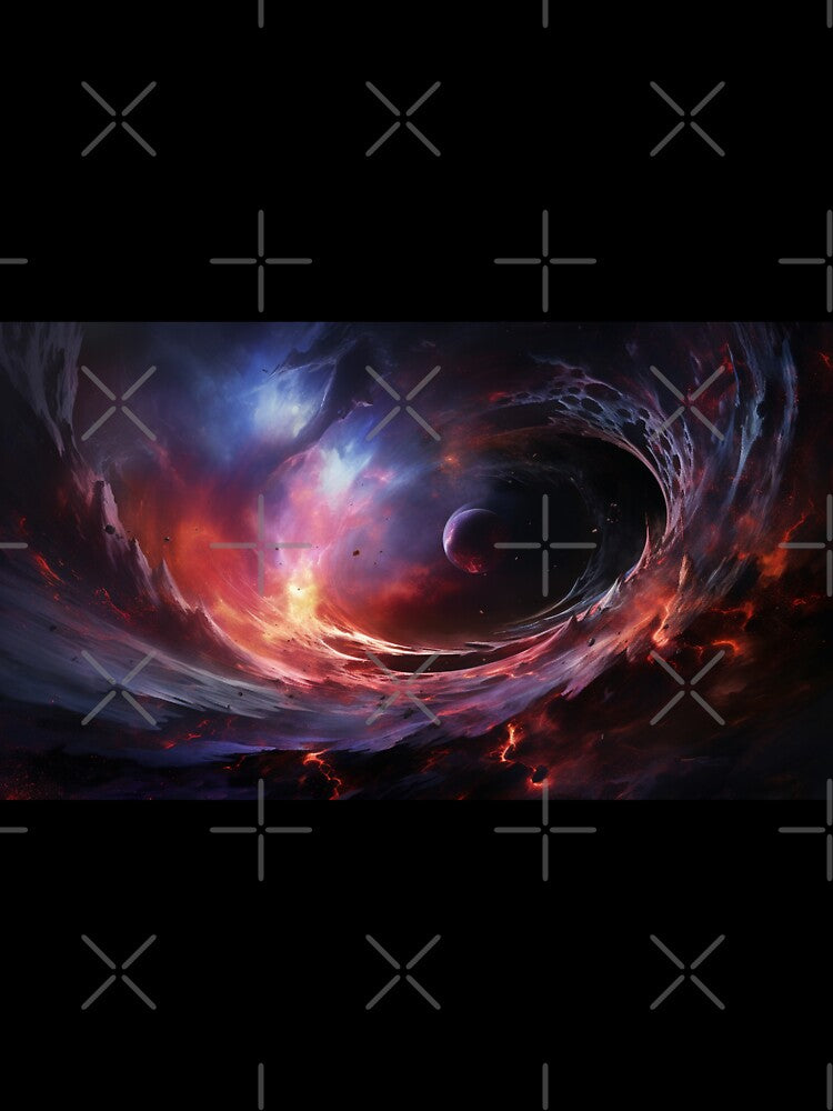 Dark Fantasy Landscape - Galactic Waves by Fantasy Masterpiece