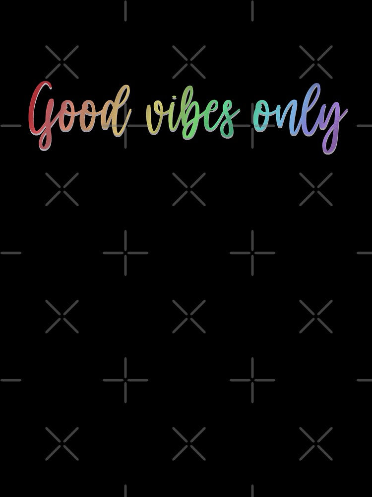 Good vibes only typography motivational quote calligraphy by studioLG