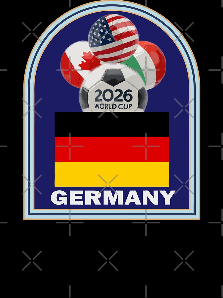 Germany 2026 Soccer T-shirt by benchpod47