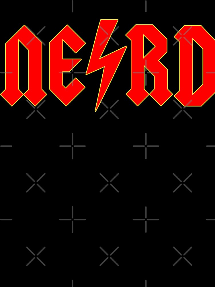 NERD - lettering with lightning by MyREDBlack