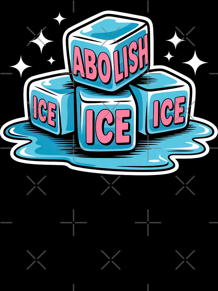 Abolish Ice Funny Typography – Bold Statement Graphic Design by C3J7