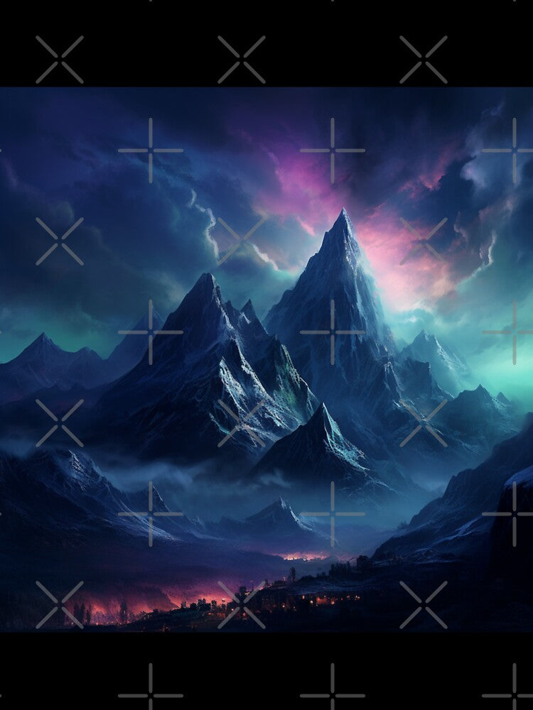 Fantasy Landscape - Eaglecrest Peaks by Fantasy Masterpiece