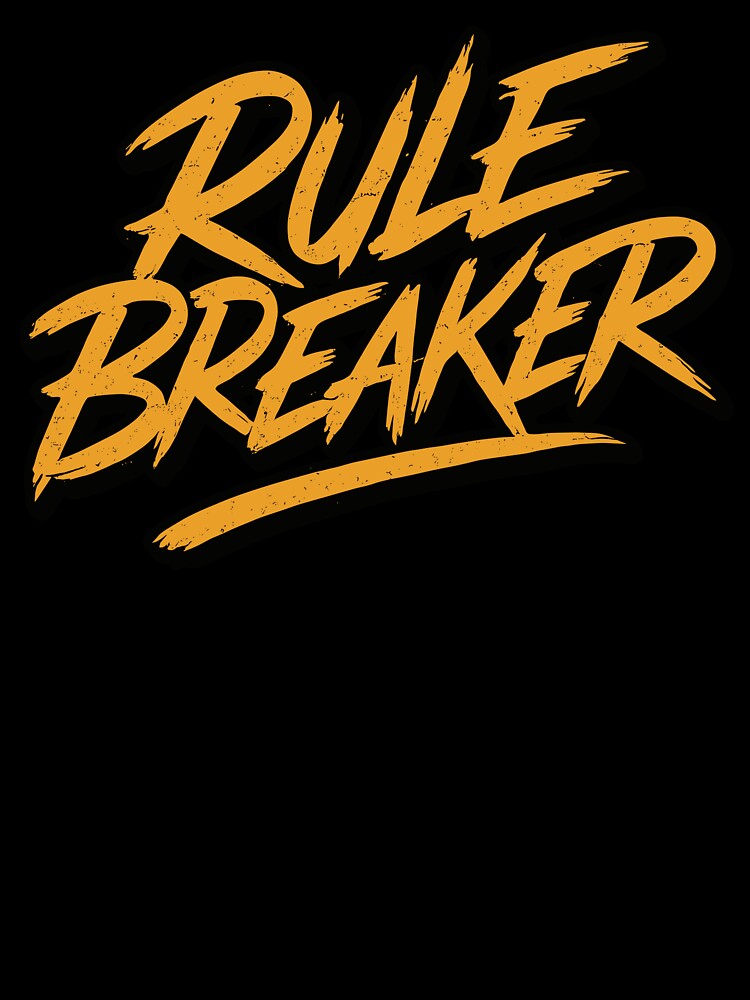 Rule Breaker Urban Script Typography Graphic by Wanto00