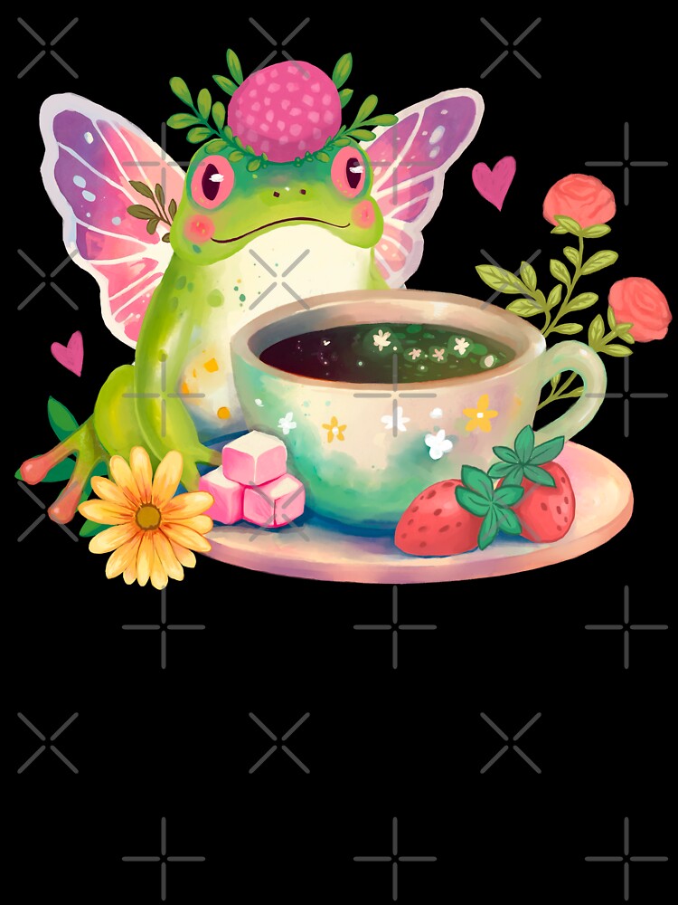 Frog Tea Party by PaintByRainbow