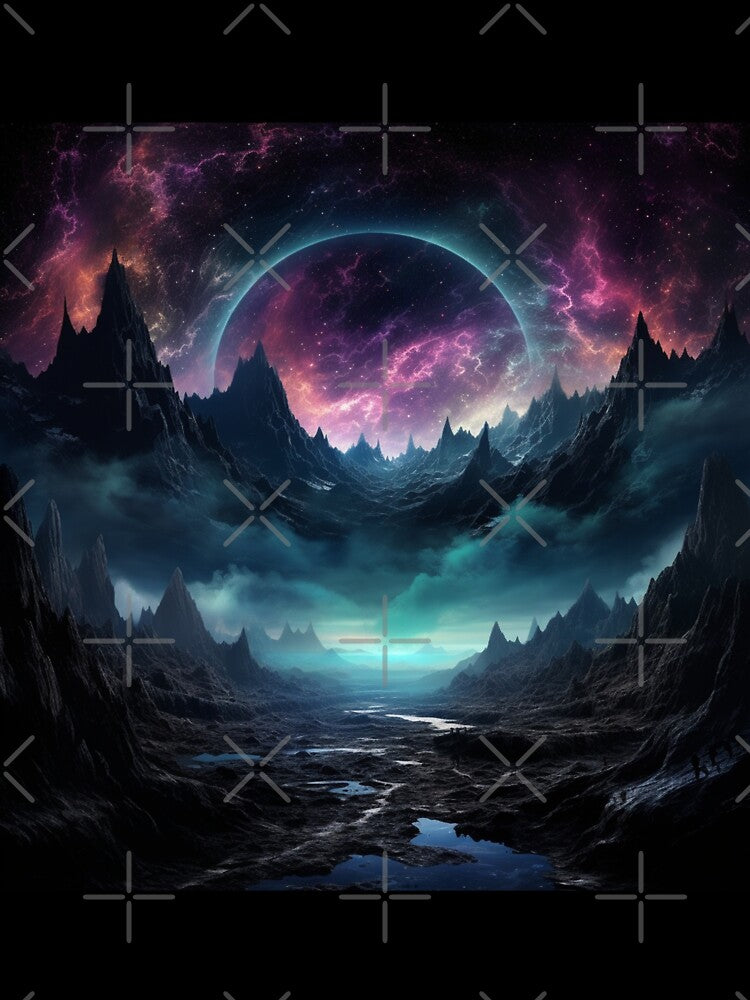 Dark Fantasy Landscape - Black Hole Galaxy by Fantasy Masterpiece