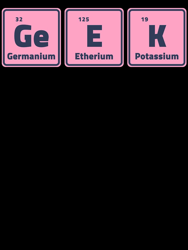 Geek - Periodic Table Elements by m95sim