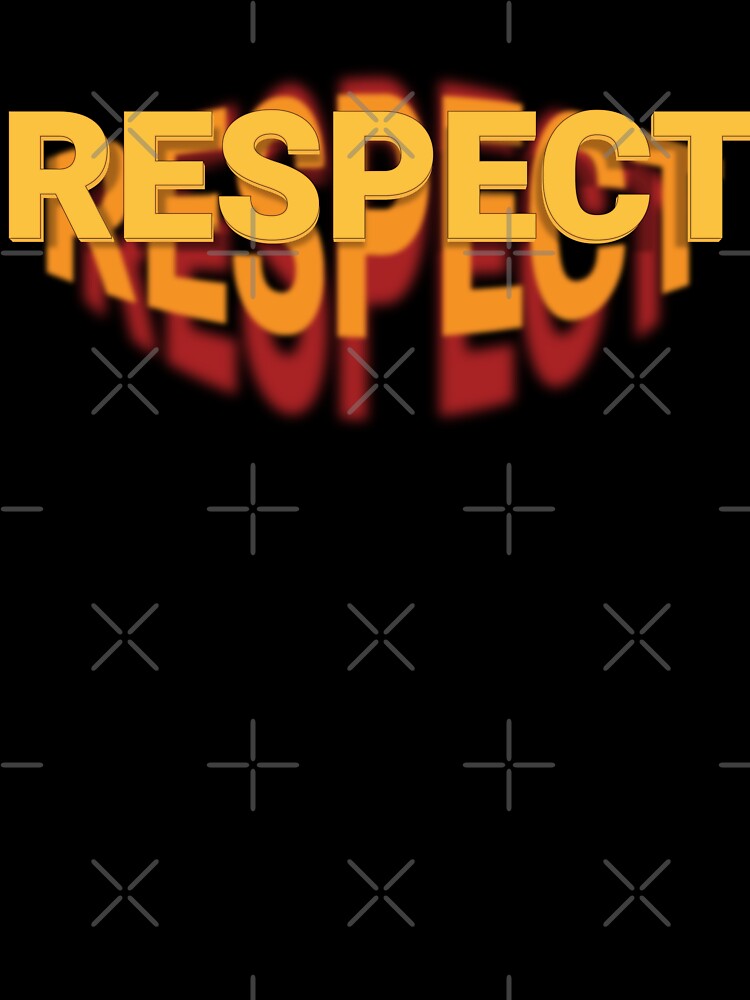 RESPECT – bold typography with depth and signal effect by Sim-PX
