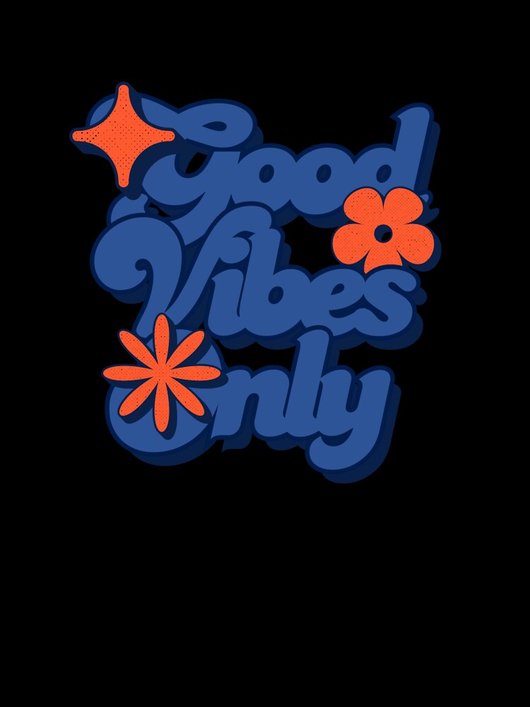 Good Vibes Only Typography T-Shirt – Retro Positive Quote Design by MUKUND FASHION DESIGN