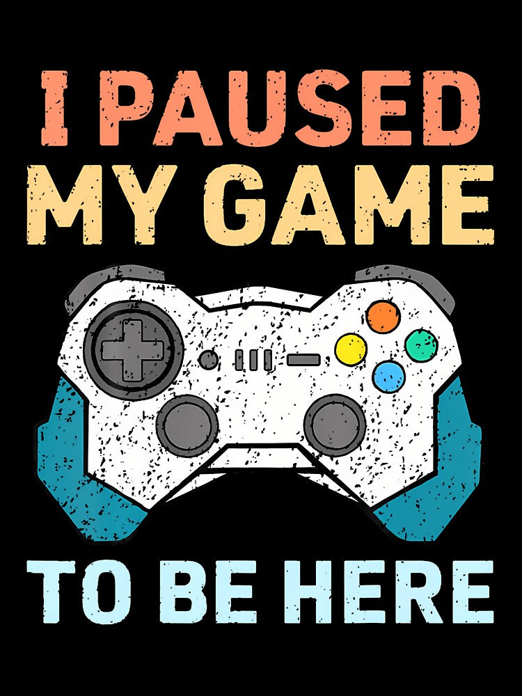 I Paused My Game To Be Here Gamer Gaming Controller by scottsurswab
