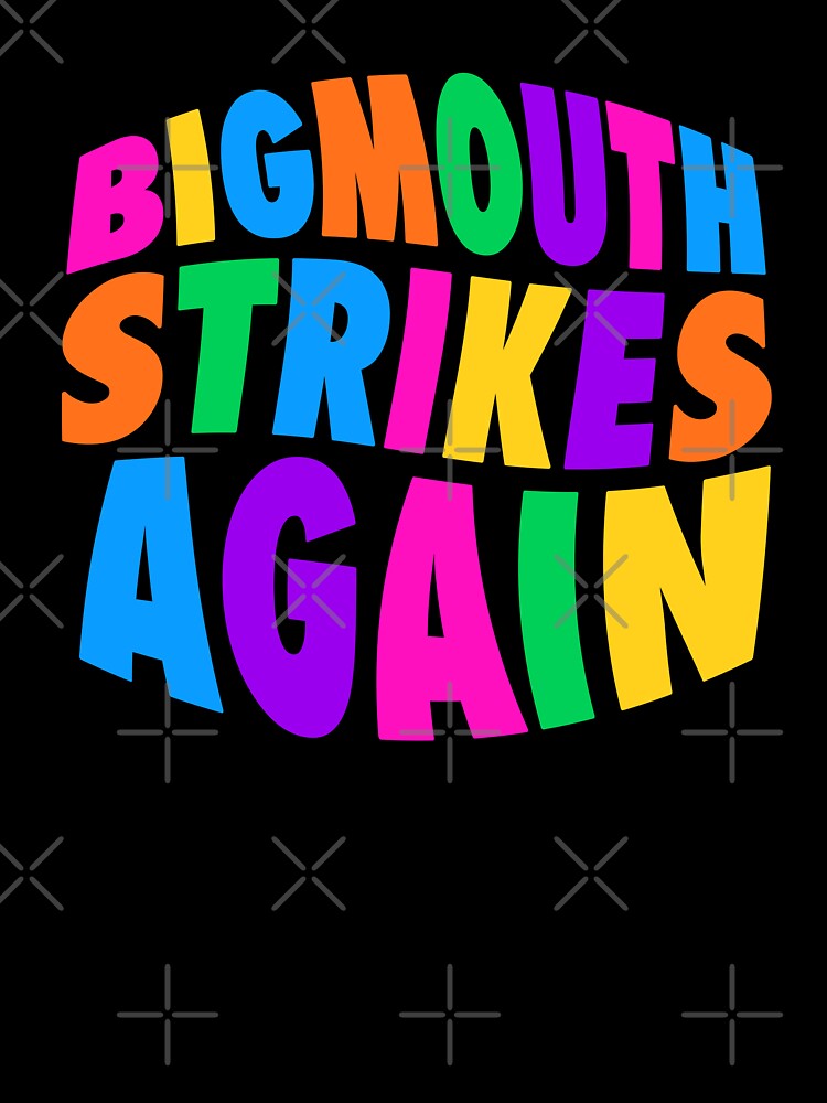 Bigmouth Strikes Again – Vibrant Retro Lettering (Colors) by didijuca
