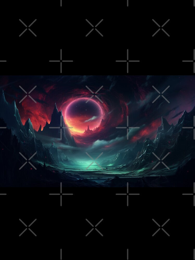 Dark Fantasy Landscape - Black Hole Radiation by Fantasy Masterpiece