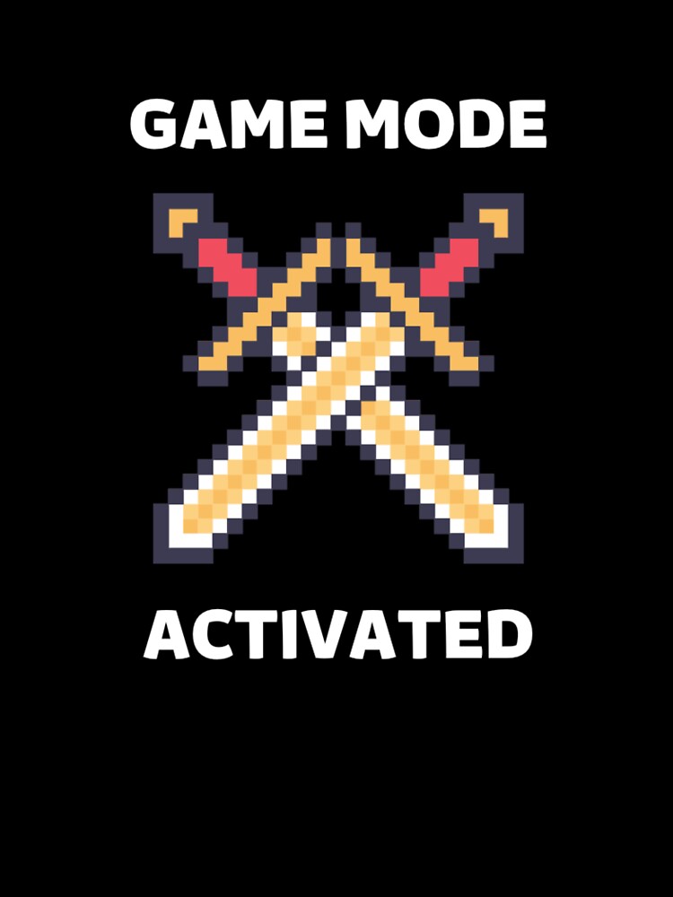 Game mode activated - Two crossed swords - White by Nemesiscrowd