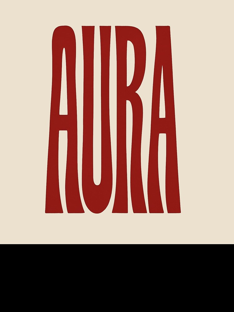 Aura Bold Typography Art by Regal-Elegances
