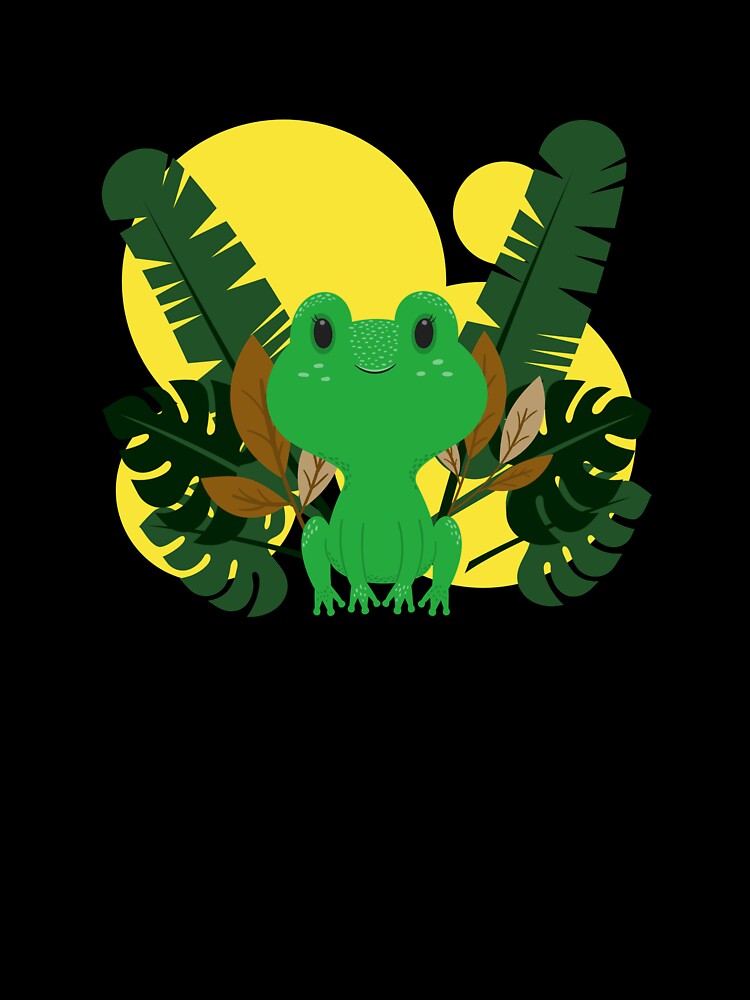 Cute Cartoon Frog by TeesByConnor