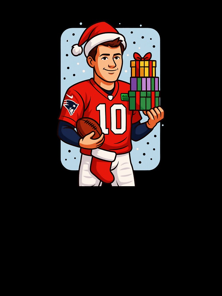Drake Maye New England Christmas by DevinBooker18x