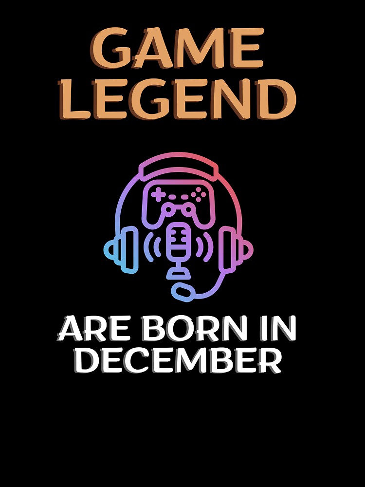 Game legend - Born in December - BW by Nemesiscrowd