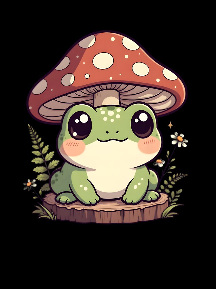 Cottagecore Frog Mushroom Hat by EDAE