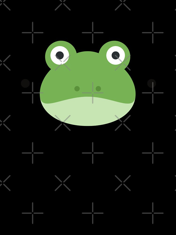 Retro Frog Aesthetic Cottagecore Cottage Core Kawaii Frog by CaitU