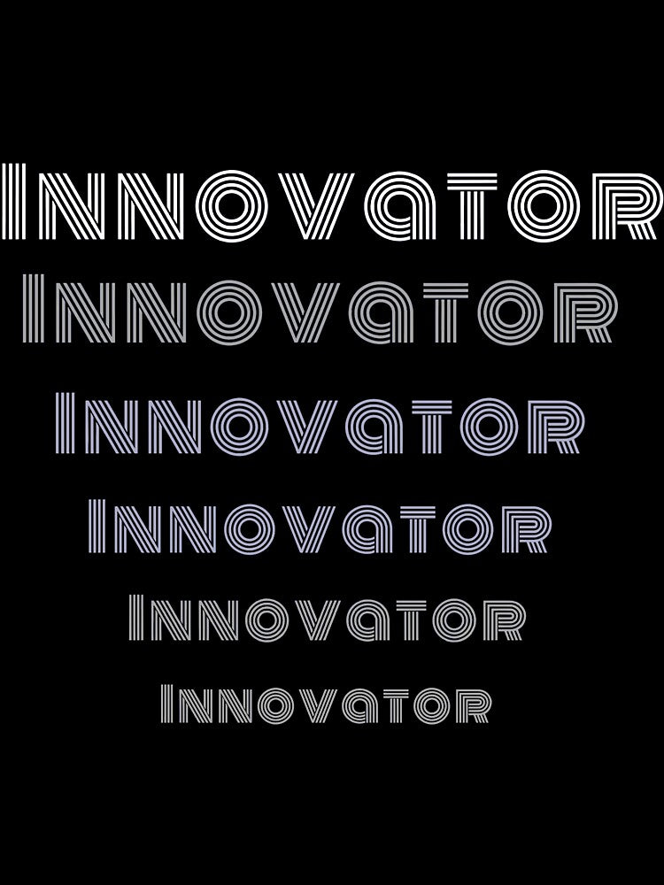 "Innovative" Word in Various Sizes and Stylish Fonts by Superbdeal