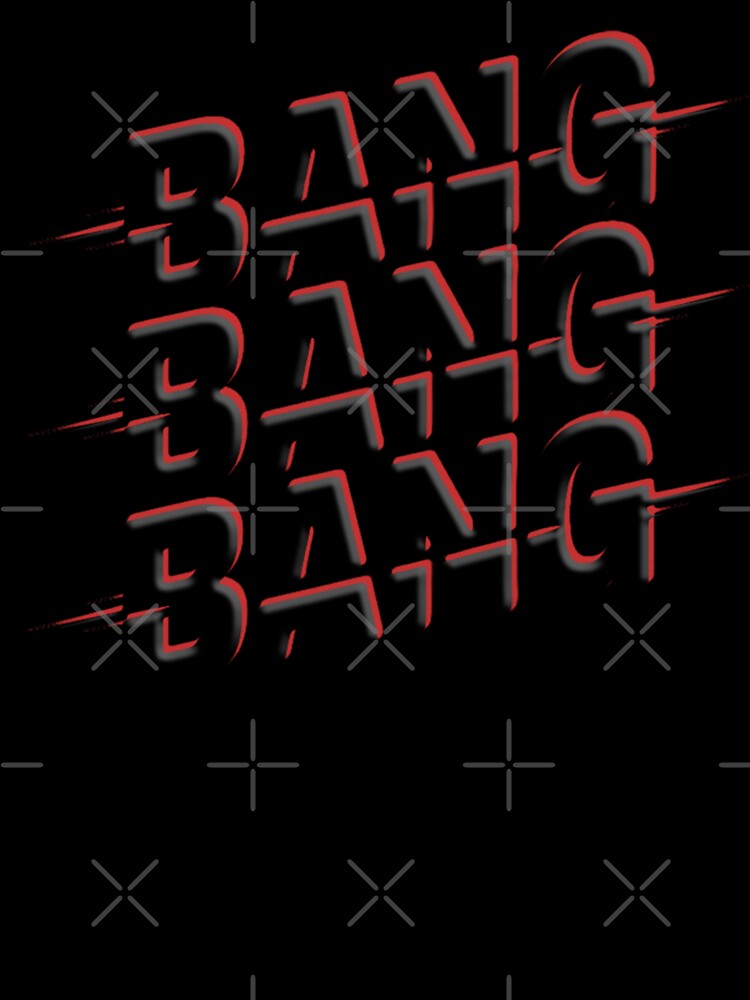 Bang Bang Bang Bold Glitch Typography by Meivelle