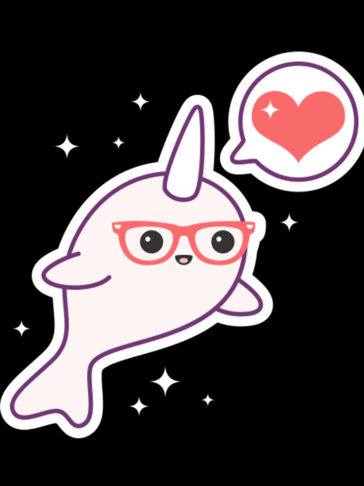 Nerd Narwhal by DavidPascall