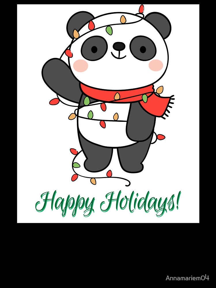 Panda in Lights by Annamariem04