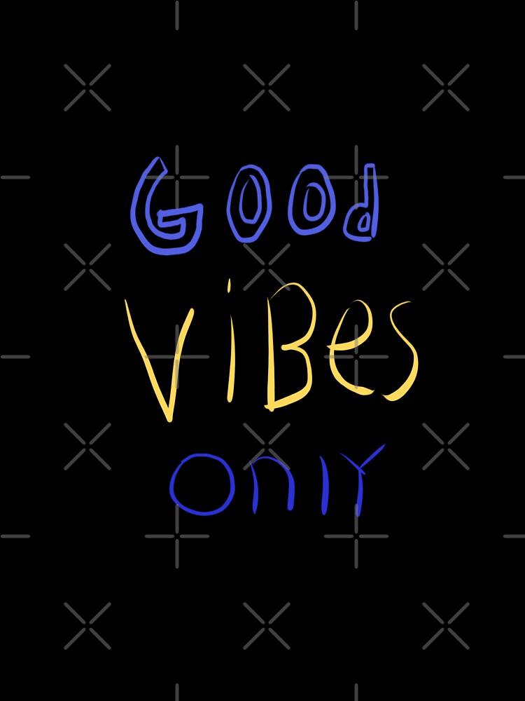 Good Vibes Only Handwritten Typography – Positive Aesthetic Lettering Design by Beautiful art store