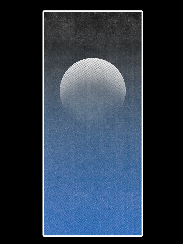 Distant Moon in a Blue Sky by travishaney88