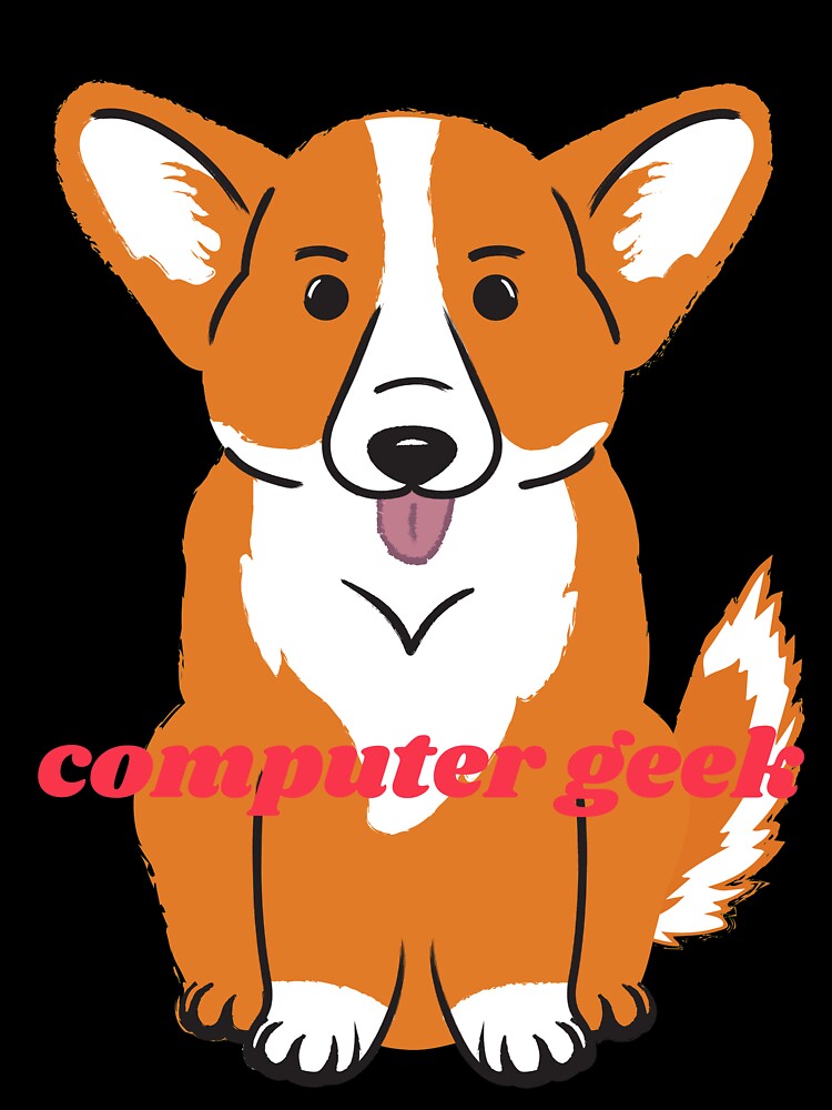 computer dog geek dog lover forever by johnrk