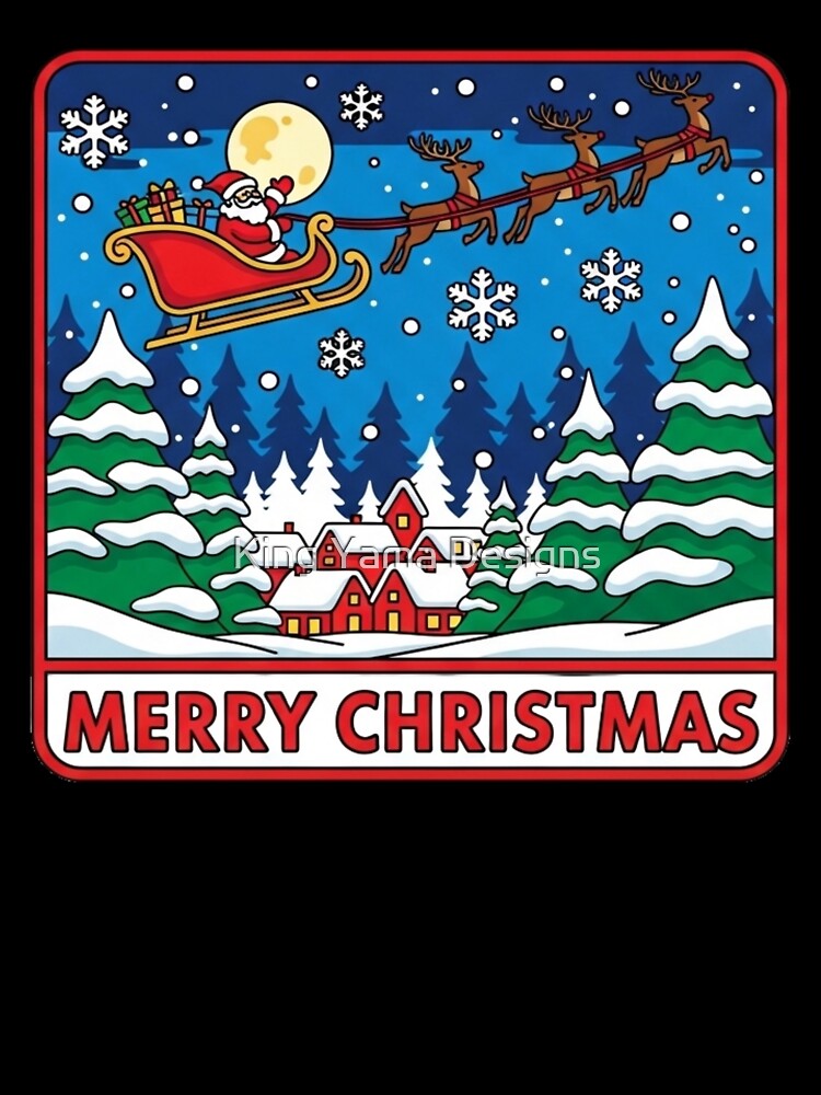 Vintage Santa Sleigh Winter Village by King Yama Designs