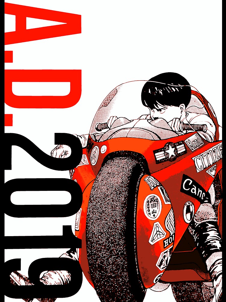 Akira - Kaneda and the Motorcyle by tsubadesigns
