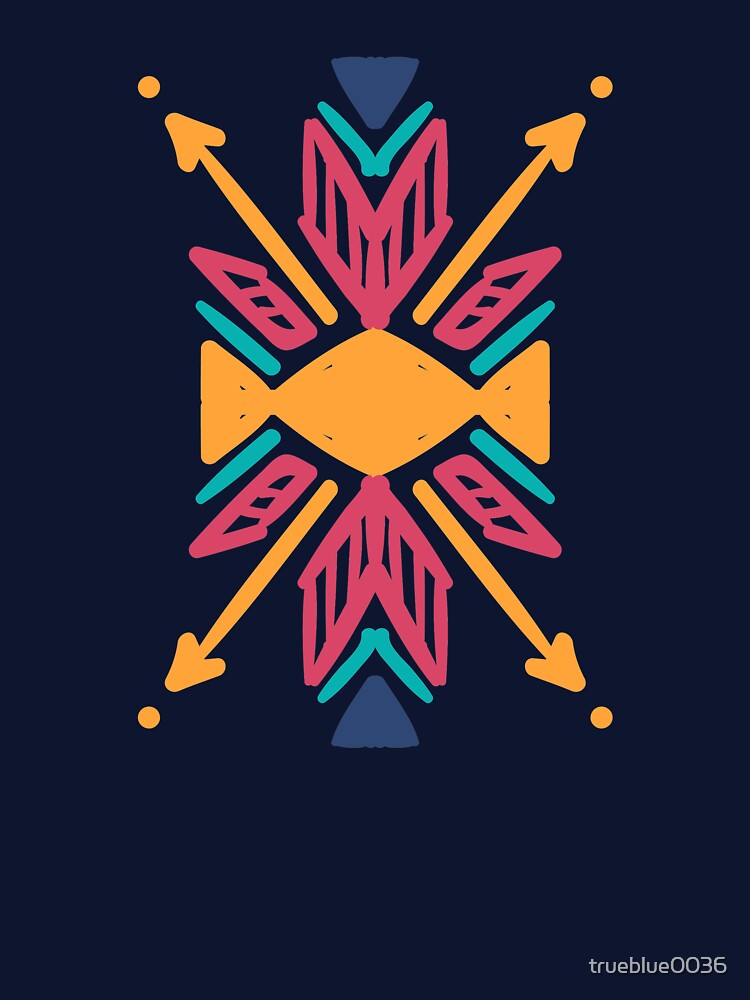 Western Boho Abstract print by trueblue0036