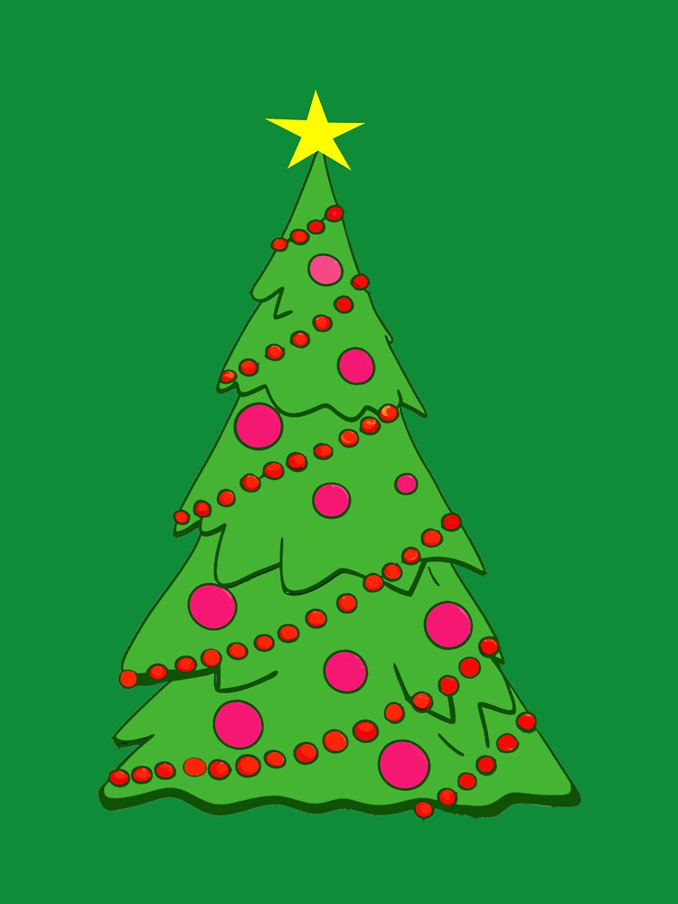 Festive Christmas Tree – Holiday Decor & Gifts by donwillisjrart