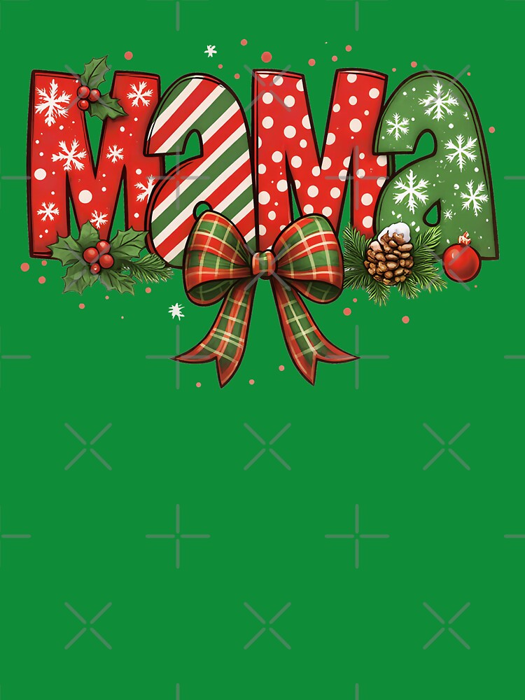 Mama Christmas Retro Holiday Style by wingoo22