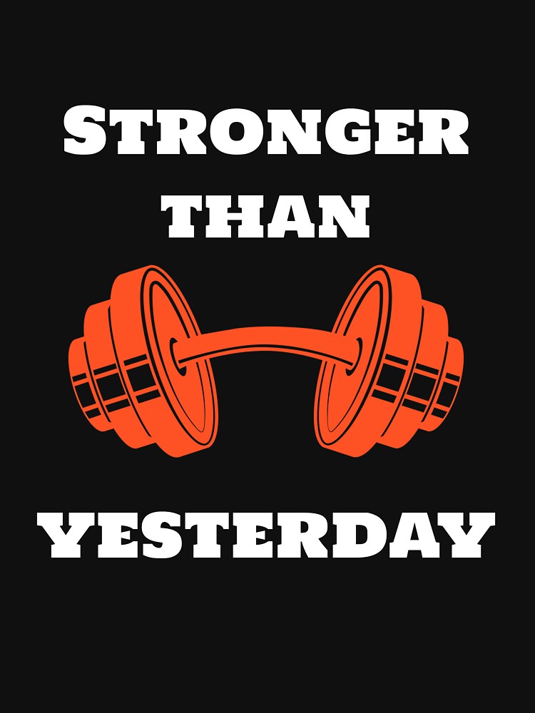 Stronger Than Yesterday Design by PucksPlace