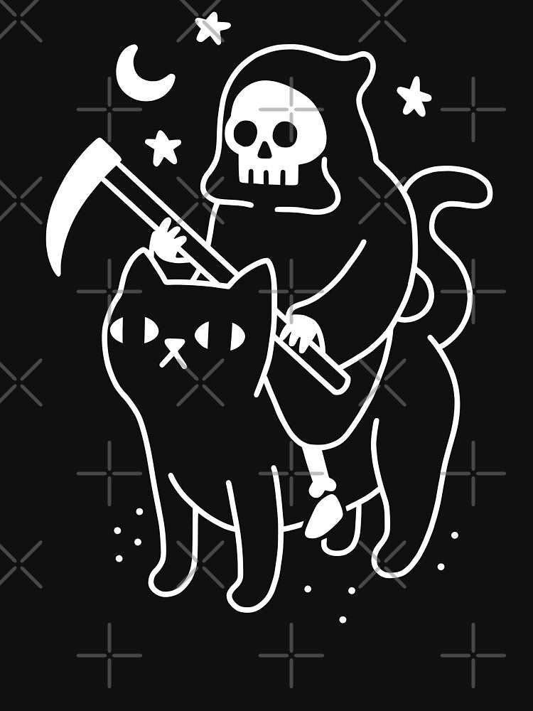 Death Rides A Black Cat by obinsun