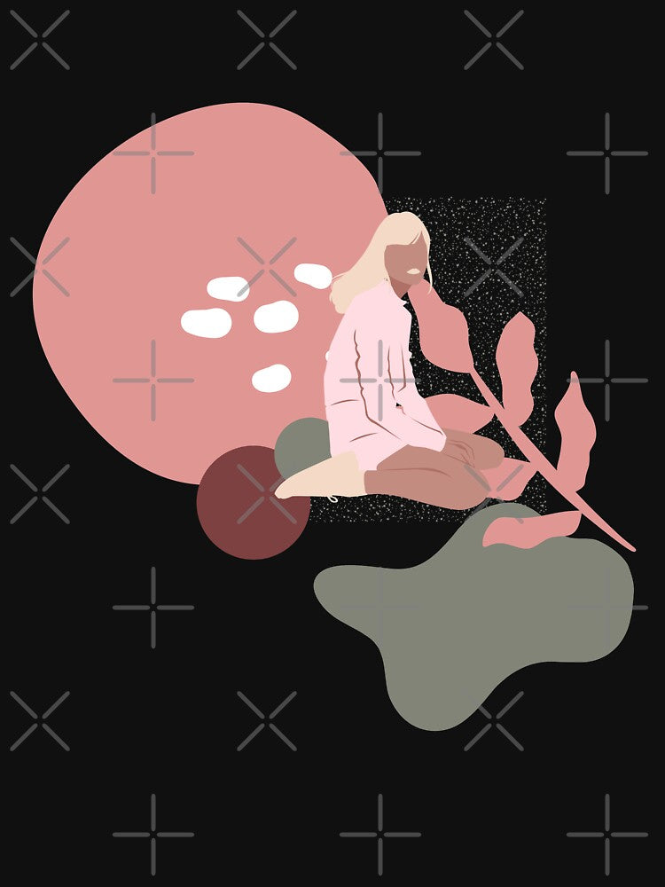 Boho Girl Nature light pink by BeeMeCreative