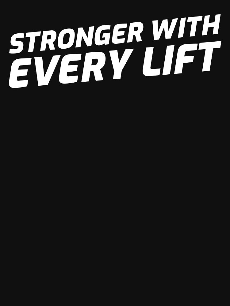 Stronger With Every Lift by GymMotivation