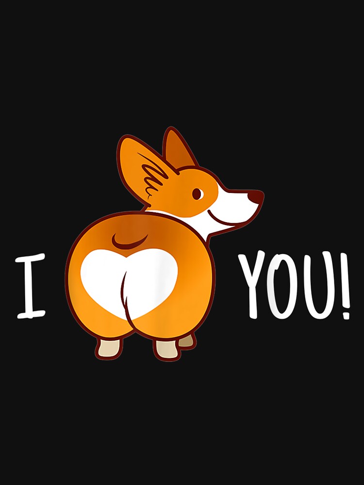Corgi Butt Love Dog Pet Puppy by paudels