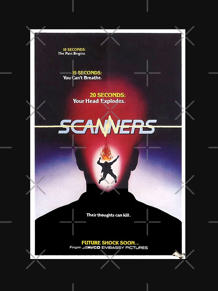 Movie Poster Merchandise Scanners Halloween Horror scifi film by ScannersTuyenHo