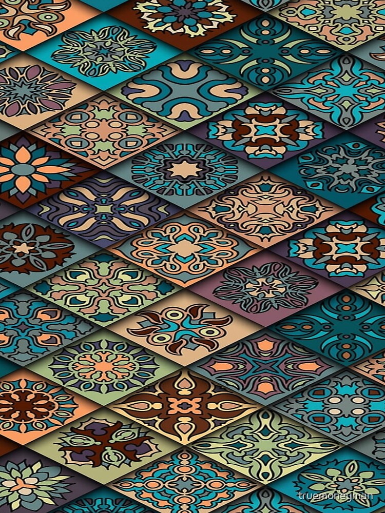 Boho aesthetic #2: bohemian pattern illustration premium design by truemoneyman
