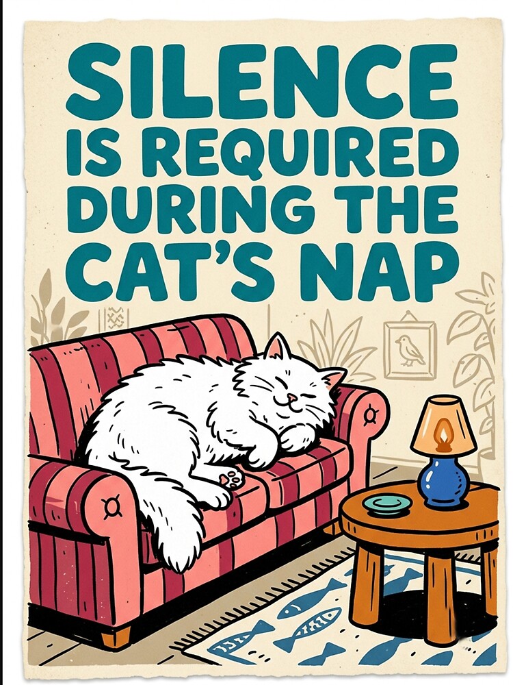 Silence Is Required During The Cat's Nap by nowellacorten