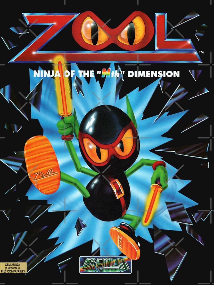 Zool - Classic Retro Gaming Amiga Cover by dbatista