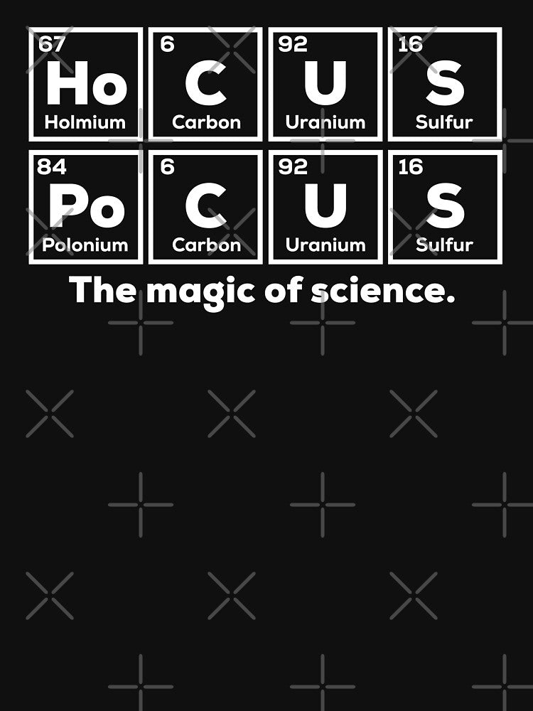 Funny Chemistry Periodic Table Words hocus pocus periodic table the magic of science by champagnemoment