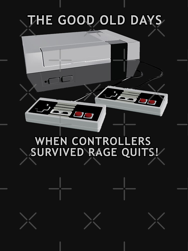 Retro gaming "The Good Old Days When Controllers Survived Rage Quits!" by JDMTees