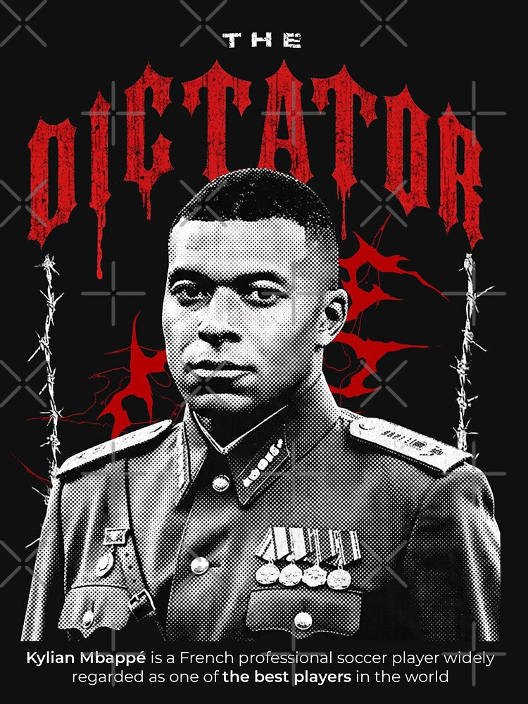Kylian Mbappe The dictator Meme T-shirt by dav art
