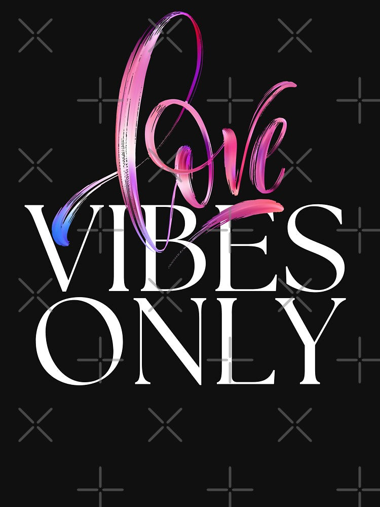 Valentines Day Love Vibes Only Retro Women Men by ZACK ART